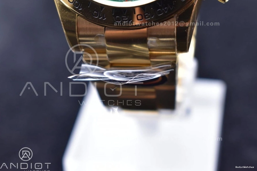 Bracelet BTF Daytona 1:1 Edition 755 on SA Best TravelReady Green Dial 116508 YG 1210